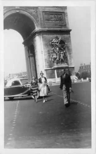 Lot 36 Echt Foto Auto Paris Frankreich Triumphbogen