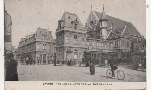 BF11658 la rue reaumur paris france front/back image