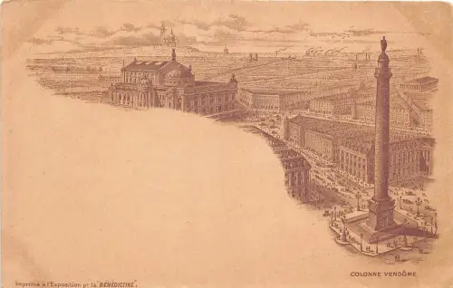 Lot334 Colonne Vendome Postkarte Paris Frankreich