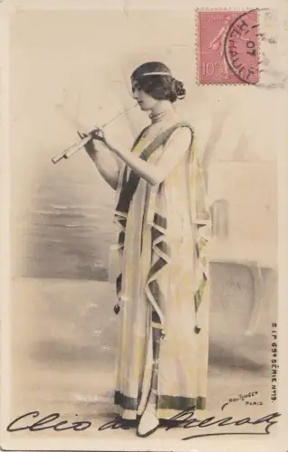 B77879 Reutlinger Paris Künstler Cleo de Merode Oper Scan Vorder-/Rückbild