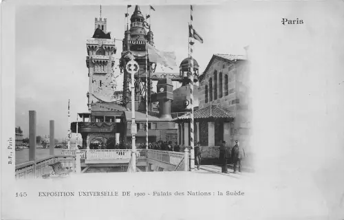 lot289 paris l exposition universelle de 1900 palais des nations in suede sweden