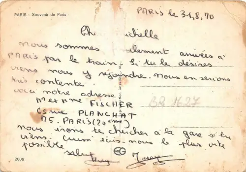 BR1627 Frankreich Paris Multi Vues