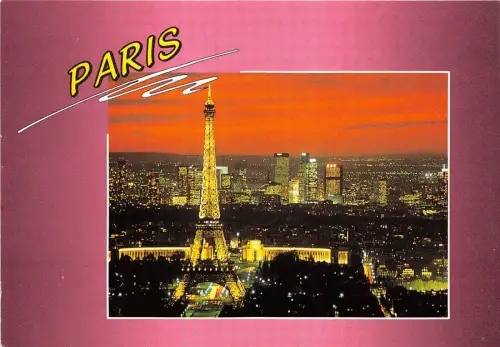 B83124 paris la tour eiffel illuminee france