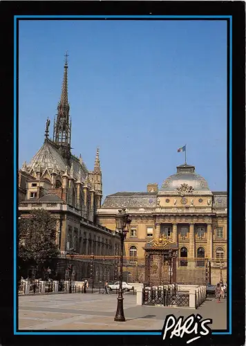B66586 La Sainte Chapelle et le palais de Justice paris france
