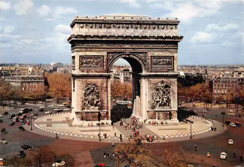 BG28252 l arc de triomphe place de l etoile paris france