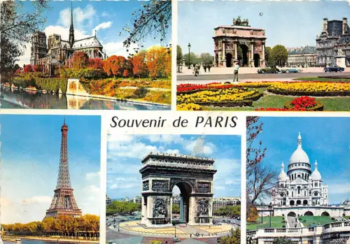 B52898 Paris Multi Vues Frankreich