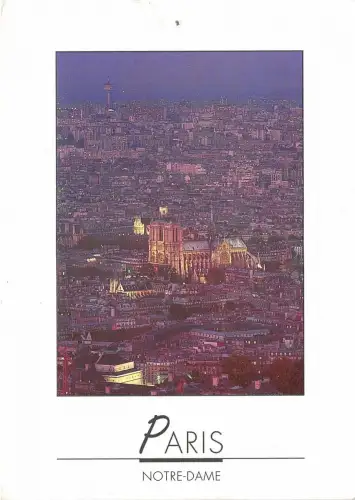 B49614 Paris Notre Dame Frankreich