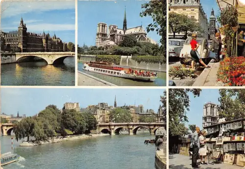 BR1876 Frankreich Paris Boote Bateaux Multi Vues