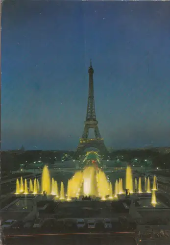 BF19895 paris les fontaines du palais de chaillot france front/back image