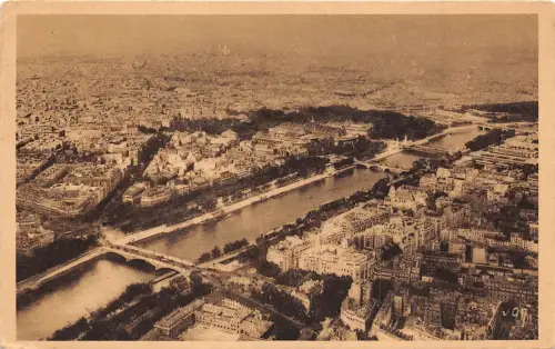 B71202 Paris Vue panoramique prise de la Tour Eiffel Frankreich