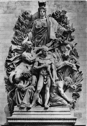 B73023 la paix haut relief arc de triomphe Paris Frankreich