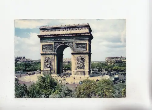 BF31484 arc de triomphe paris france front/back image