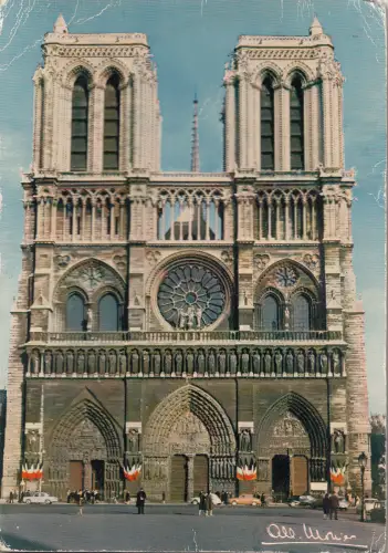 BF19876 paris notre dame l france front/back image