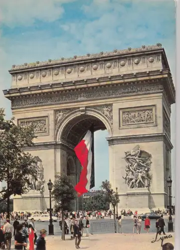 BF21509 paris l arc de triomphe france front/back image