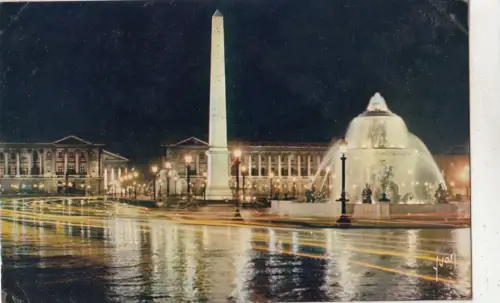 BF31287 paris la place de la concorde france front/back image