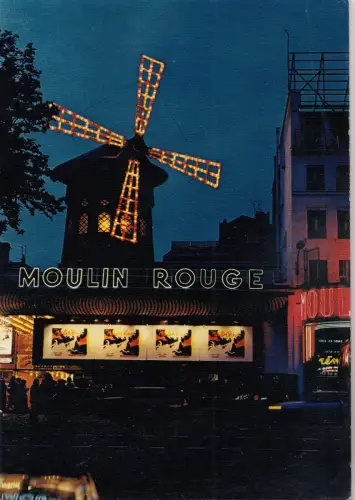 BF20325 le moulin rouge paris france front/back image
