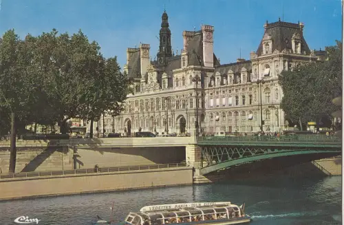 BF25211 paris hotel de ville france front/back image
