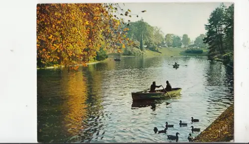 BF19569 paris le bois de boulogne france front/back image