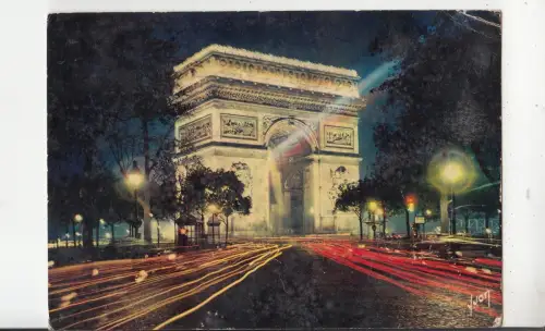BF25542 l arc de triomphe paris france front/back image