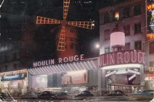 BF20734 le moulin rouge paris france front/back image