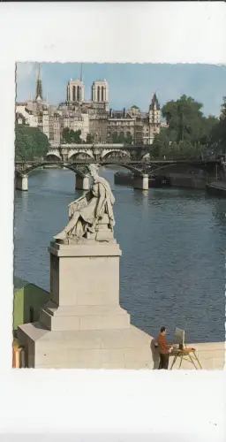 BF19781 paris notre dame vue du pont du carrousel france front/back image