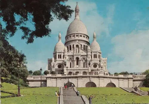 BF31488 paris la basilique du sacre coeur france front/back image