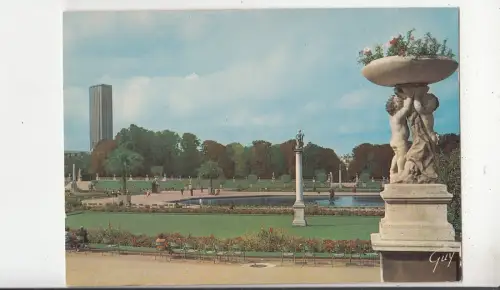 BF28745 paris le jardin du luxembourg france front/back image