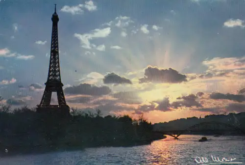 BF20058 paris la seine et ses spledure france front/back image