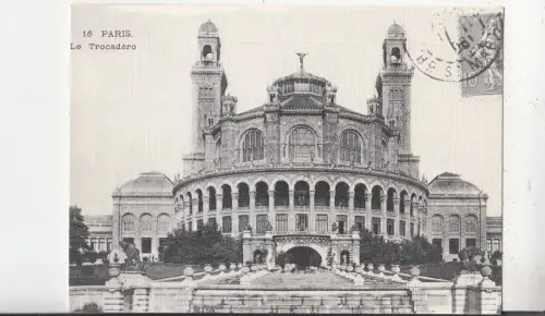 BF28769 le trocadero paris france front/back image