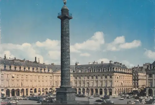 BF19877 Paris Place Vendome France Front/Back Bild