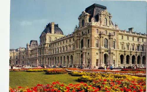 BF13942 paris le musee du louvre france front/back image