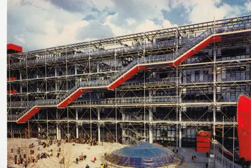 BF14160 Paris Center National Art Georges Pompidou France Front/Back Bild