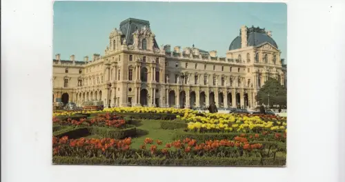 BF31459 paris le louvre et ses jardins france front/back image
