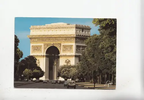 BF20513 paris l arc de triomphe france front/back image