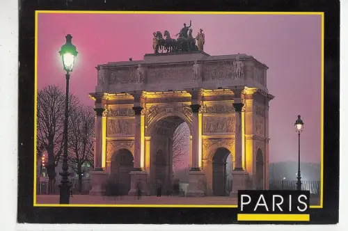 BF24720 paris l arc du carrousel france front/back image