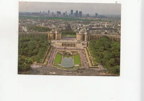BF28841 palais de chaillot paris france front/back image