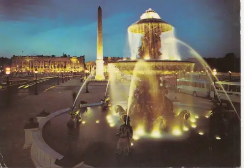 BF20772 paris la place de la concorde france front/back image