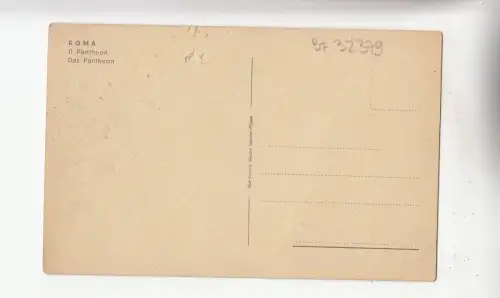 BF32379 roma il pantheon italy front/back image