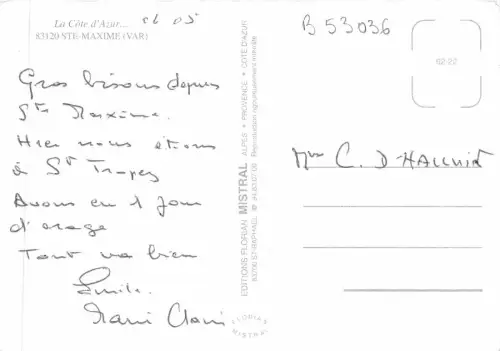 B53036 Ste Maxime Cote d'Azur Frankreich