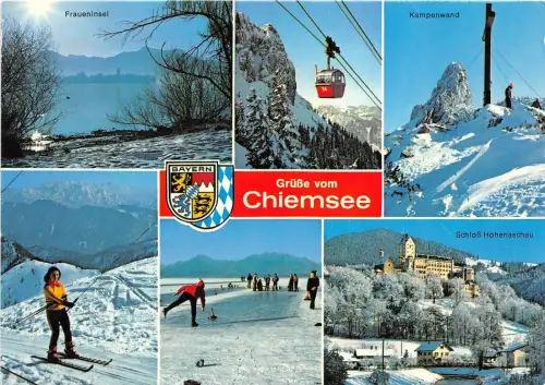 B62578 Chiemsee Ski Telepherique Teleski Multiviews Germany