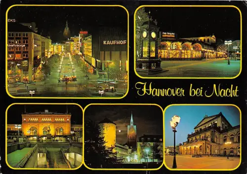 B52302 Hannover bei Nacht Multiviews Germany