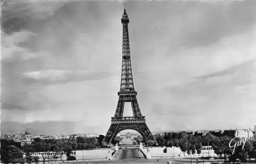 B107811 Frankreich Paris La Tour Eiffel Vue du Palais de Chaillot Echtfoto UK