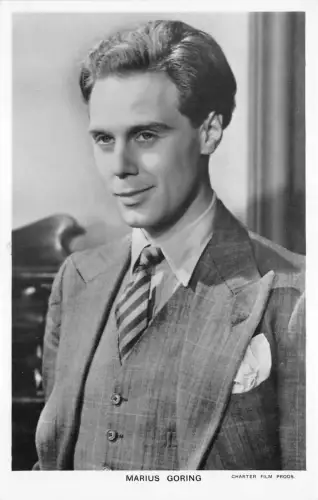 Lot202 UK Echtfoto Schauspieler Marius Goring Charter Film Prods Schauspieler Film