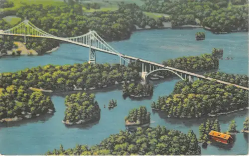 Lot139 canadian spans tausend islands international bridge ivy lea canada