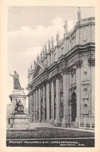 BR45649 Bougrt Monument and St James Cathedral Montreal Canada 1