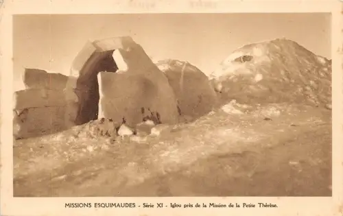 BF35916 mission esquimaudes iglou pres de la mission de la petite canada