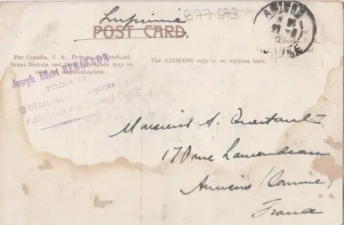 B77673 dominion parlament gebäude ottawea canada scan front/back image