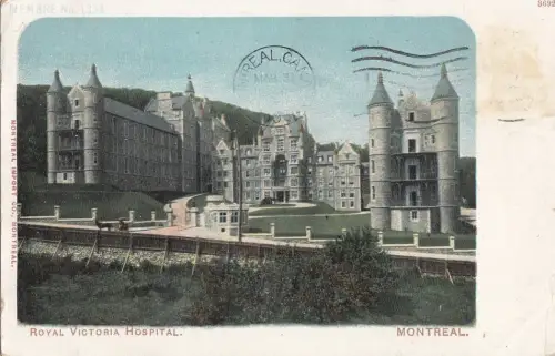 B77382 montreal royal victoria hospital canada scan front/back image