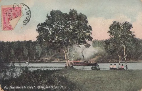 B77592 öffentliche Gärten Halifax Kanada Scan Vorder-/Rückseitenbild