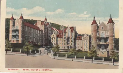 B77402 royal victoria hospital montreal canada scan front/back image